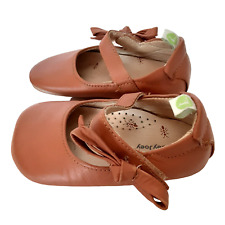Sapatos sociais Tip Toey Joey redondo boneca balé sapatilhas couro marrom carmelo bebê 5, usado comprar usado  Enviando para Brazil