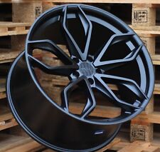 New 22 inch 5x120 HAXER HX011 BLACK HALF MATT wheels for BMW X5 X6 E70 F15 F16 myynnissä  Leverans till Finland