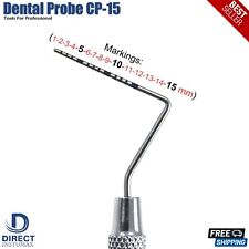 Sondas periodontais CP-15 UNC higienista medida dental bolso profundidade sonda periódica  comprar usado  Enviando para Brazil