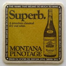 Montana Pinotage Superb Dry Red Wine Coaster (B313) for sale  Shipping to South Africa