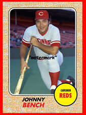 JOHNNY BENCH Custom Made Baseball Art Card Cincinnati Reds MINT (version 1) for sale  Shipping to South Africa