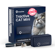 Tractive CAT Mini | Collare GPS gatto e monitor di salute | Blu scuro | USATO, używany na sprzedaż  Wysyłka do Poland