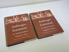 Ambrogio Lorenzetti: Vol. 1 texto y vol. 2 placas | por George Rowley | Princeton, usado segunda mano  Embacar hacia Argentina