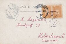 TURQUIA: cartão postal Istambul para Dinamarca 19006. Arr.canc. comprar usado  Enviando para Brazil