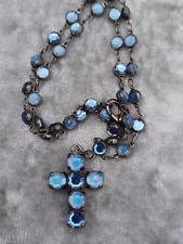 Jewellery blue lucite for sale  HIGHBRIDGE