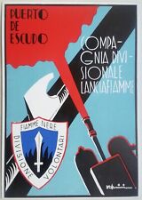 Cartolina divisione volontari usato  Roma
