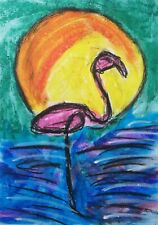 Flamingo abstrakte zeitgenöss gebraucht kaufen  Neumünster