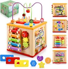 Wooden activity cube for sale  MANSFIELD