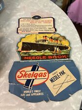 3 livros de agulhas vintage Skelgas Nebraska publicidade, vendas surdos mudos, Alemanha comprar usado  Enviando para Brazil