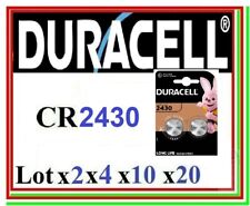 Pila CR2430 DURACELL Industrial Batteria Bottone Litio Lithium scegli lotto na sprzedaż  Wysyłka do Poland