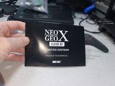 Neo Geo X Gold Edição Limitada Manual de Instruções APENAS Sistema Livreto-Bom-LEIA comprar usado  Enviando para Brazil