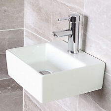 Basin sink white for sale  Shipping to Ireland