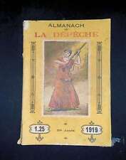 Almanach dépêche 1919 d'occasion  France