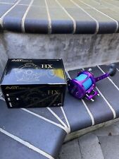 Nice Purple Avet HXW 5/2 2 Speed Ocean Reel With Box & Line, Mint!, used for sale  Shipping to South Africa