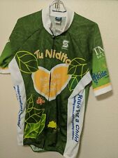 Usado, Camiseta deportiva de ciclismo SCUADRA PARA HOMBRE XL blanca y verde equipo Tu Nidito!! Ride for a Child segunda mano  Embacar hacia Argentina