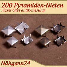200 pyramidennieten spitzen gebraucht kaufen  Dresden