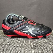 Gilbert Sidestep Revolution Lo Mens Size 7.5 Black Red Metal Cleats Rugby Boots, used for sale  Shipping to South Africa