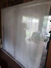 large white sheer curtains for sale  Richardson