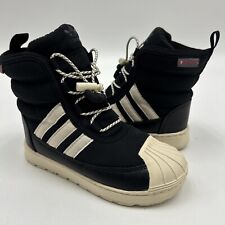 Botas Adidas Superstar 360 2.0 Little Kids Core Black-Ecru Tint GX9073 tamanho 10k comprar usado  Enviando para Brazil