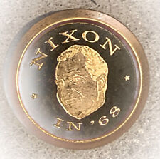 Broche de ouro original Richard Nixon 1968 eleição vintage comprar usado  Enviando para Brazil