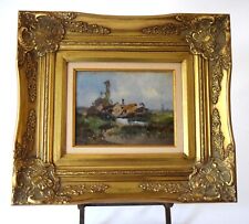 Framed Signed Oil Painting Eugene Galien-Laloue 1854-1941 Farmhouse Landscape for sale  Shipping to South Africa