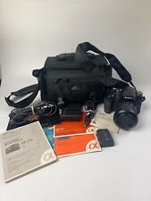 Sony DSLR A-100 Alpha A100 Digital Camera W/Lens Lens & Battery Case Included for sale  Shipping to South Africa