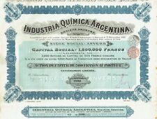 ARGENTINA: Industria Química Argentina, acciones belgas, industria química segunda mano  Embacar hacia Argentina