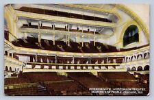 Cartão postal JH4/Chicago Illinois c10 Louis Sullivan Auditório Teatro Interior 89 comprar usado  Enviando para Brazil