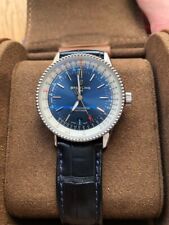 Relógio masculino Breitling Navitimer 38 mostrador azul A17325 Japão comprar usado  Enviando para Brazil