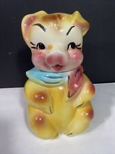 American Bisque Pastels Pig Cookie Jar, used for sale  Sutton