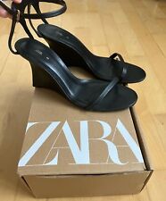 Zara black leather for sale  MANCHESTER