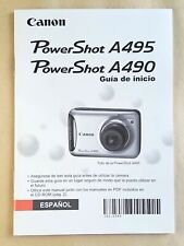 Canon PowerShot A495, A490 Manual Instruction Guide Spanish for sale  Shipping to South Africa