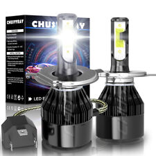 Kit de lâmpadas de faróis LED H4 9003 HB2 para carros e caminhões feixe duplo alto e baixo 6000K branco, usado comprar usado  Enviando para Brazil