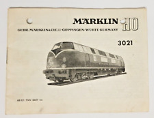 Marklin catalogue 3021 d'occasion  Trévoux