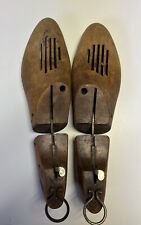 Par de zapatos de madera vintage Miller marca comercial O.A.M.C.O. estira árboles formas EE. UU. segunda mano  Embacar hacia Argentina