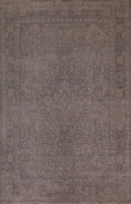Alfombra geométrica tradicional envejecida 6x9 alfombra vintage de lana anudada a mano segunda mano  Embacar hacia Argentina