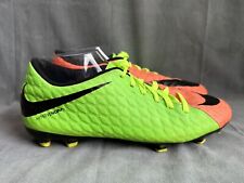 Chuteiras de futebol Nike Hypervenom masculinas verde neon laranja 852547-308 tamanho 9 desbotadas comprar usado  Enviando para Brazil