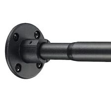 Shower Curtain Rod 28"- 64" for Bathroom Closet Bar Heavy Duty Black Adjustable for sale  Shipping to South Africa