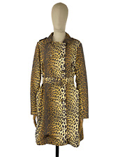 Usado, Abrigo para mujer Love Moschino leopardo estampado animal nailon talla EE. UU. 12 I 46 segunda mano  Embacar hacia Mexico