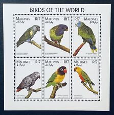 Maldives parrots stamps for sale  Rancho Cordova