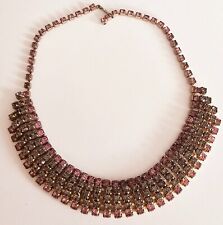 Vintage rhinestone necklace for sale  Sapphire