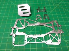 Traxxas Tmaxx 4910 silver aluminum web chassis, motor mount, Integy, servo mount for sale  Shipping to South Africa