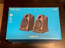 Used, Logitech Z130 Full Stereo Sound 3.5mm Jack Compact Laptop Speakers (980-000417) for sale  Shipping to South Africa