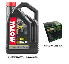 Kit de óleo e filtro para Honda CB 600 F Hornet 1998-2015 Motul 5000 10W40 Hiflo comprar usado  Enviando para Brazil