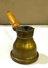 Cafeteira turca vintage de cobre cabo de madeira árabe, usado comprar usado  Enviando para Brazil