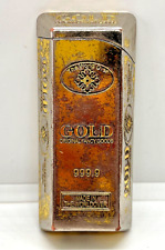 Isqueiro vintage barra de ouro URSS cigarro Rússia soviética gás raro gasolina russa, usado comprar usado  Enviando para Brazil