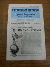 Usado, 26/02/1962 Tottenham Hotspur v Dulka Praga [Copa da Europa] (dobrado) comprar usado  Enviando para Brazil