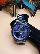 Relógio casual analógico pulseira mostrador azul Michael Kors MK6248 Bradshaw Briar comprar usado  Enviando para Brazil