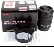 Sigma DC 18-250mm f/3.5-6.3 OS HSM DC Obiektyw Canon AF Mint Box  na sprzedaż  PL