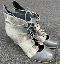 Zapatos para mujer Django & Juliette de tacón alto azules multi florales punta cerrada talla 37, usado segunda mano  Embacar hacia Argentina